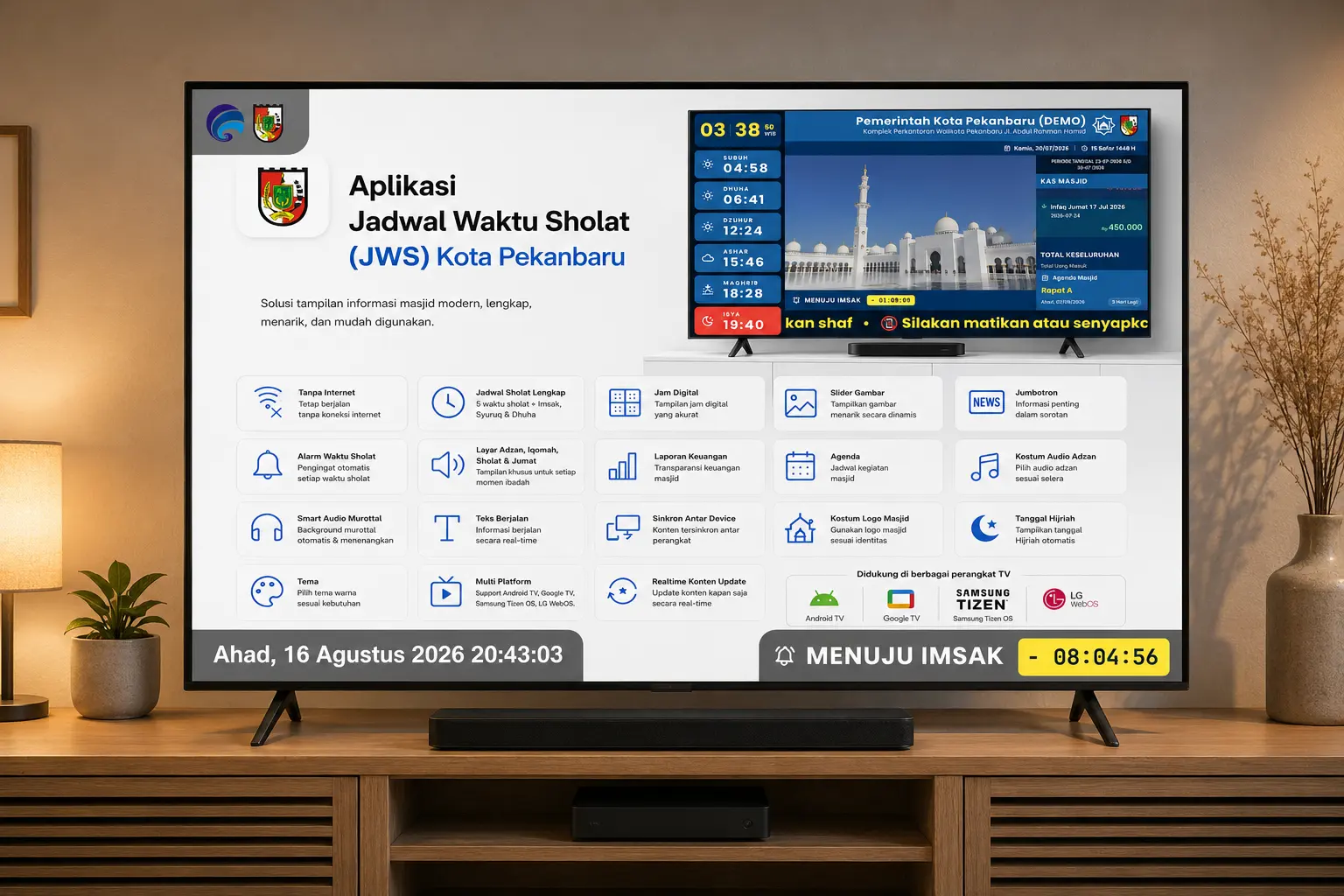Layar Standby Jumbotron